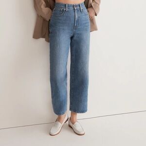 The Perfect Vintage Wide-Leg Crop Jean in cresslow wash